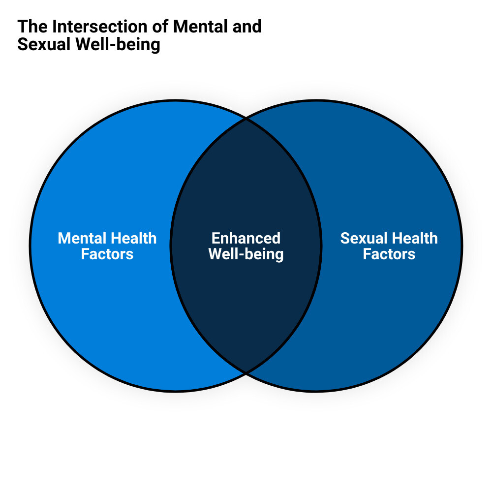 Infographic detailing the effects of mental health on daily living, relationships, and decision-making abilities - affects mental health infographic venn_diagram